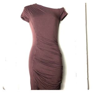 BEBE Brown Bodycon Mini Dress XXS